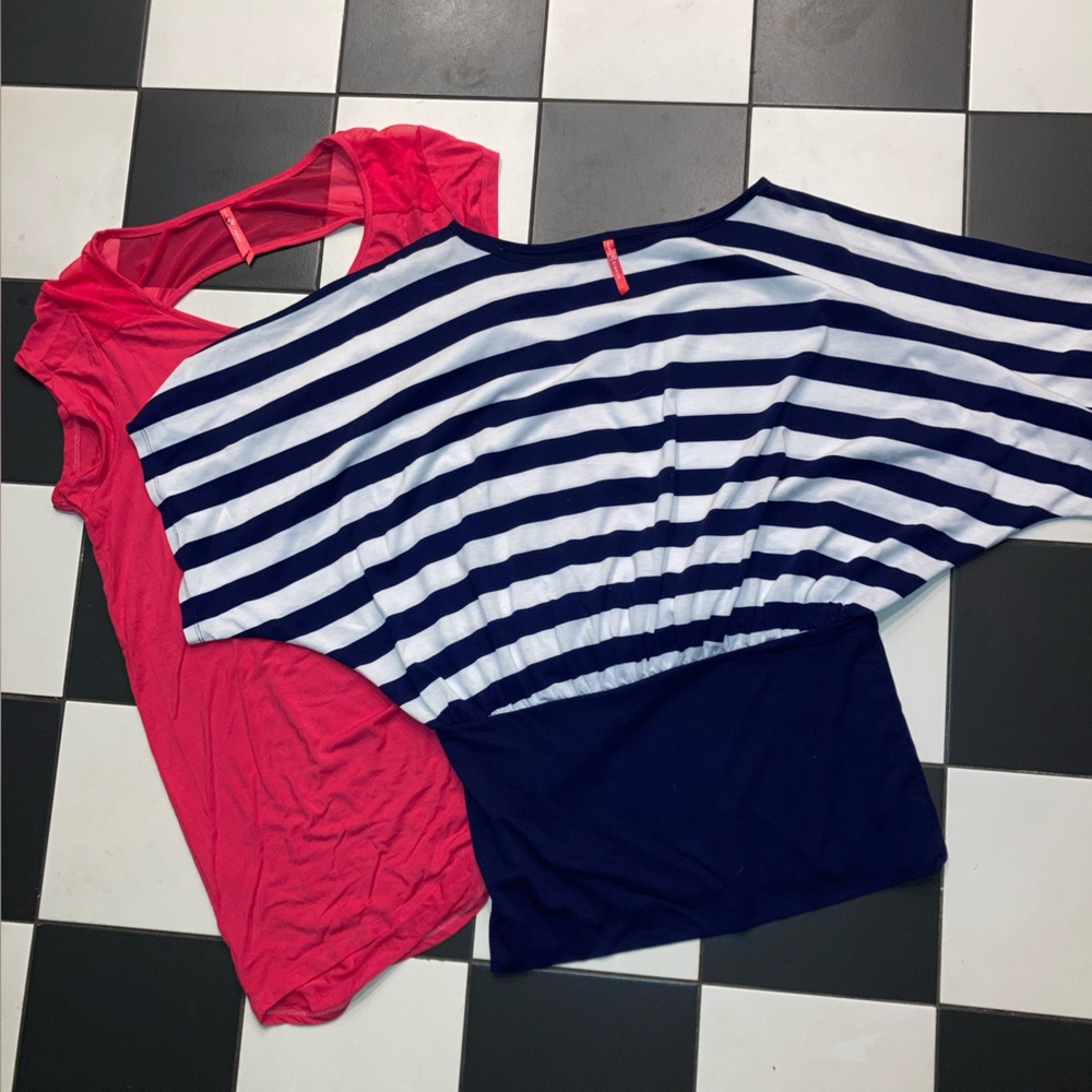 2/$15 TWO Ruby Ribbon Tops